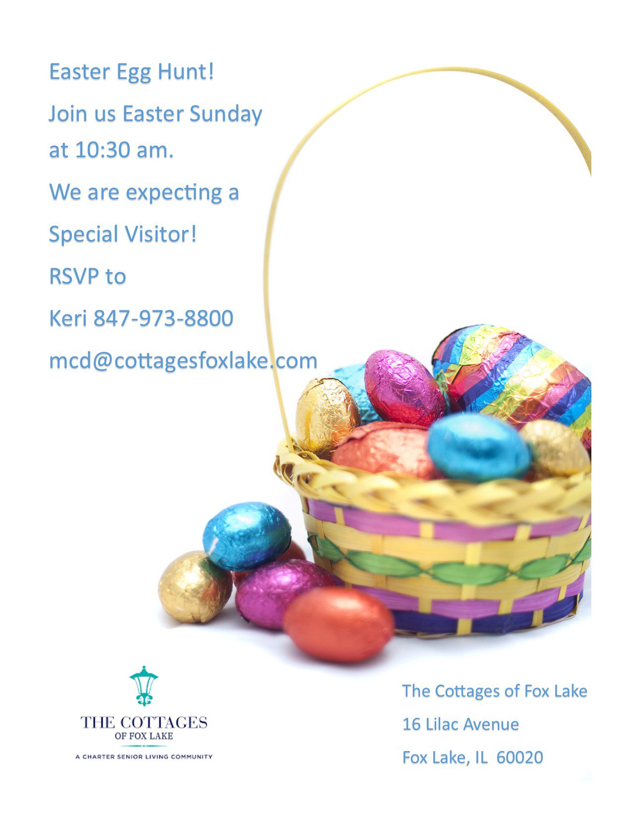 Cottages of Fox Lake - Assisted Living and Memory Care - Easter Egg Hunt