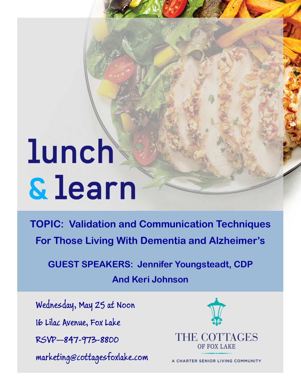 Cottages of Fox Lake - Assisted Living and Memory Care - Lunch & Learn