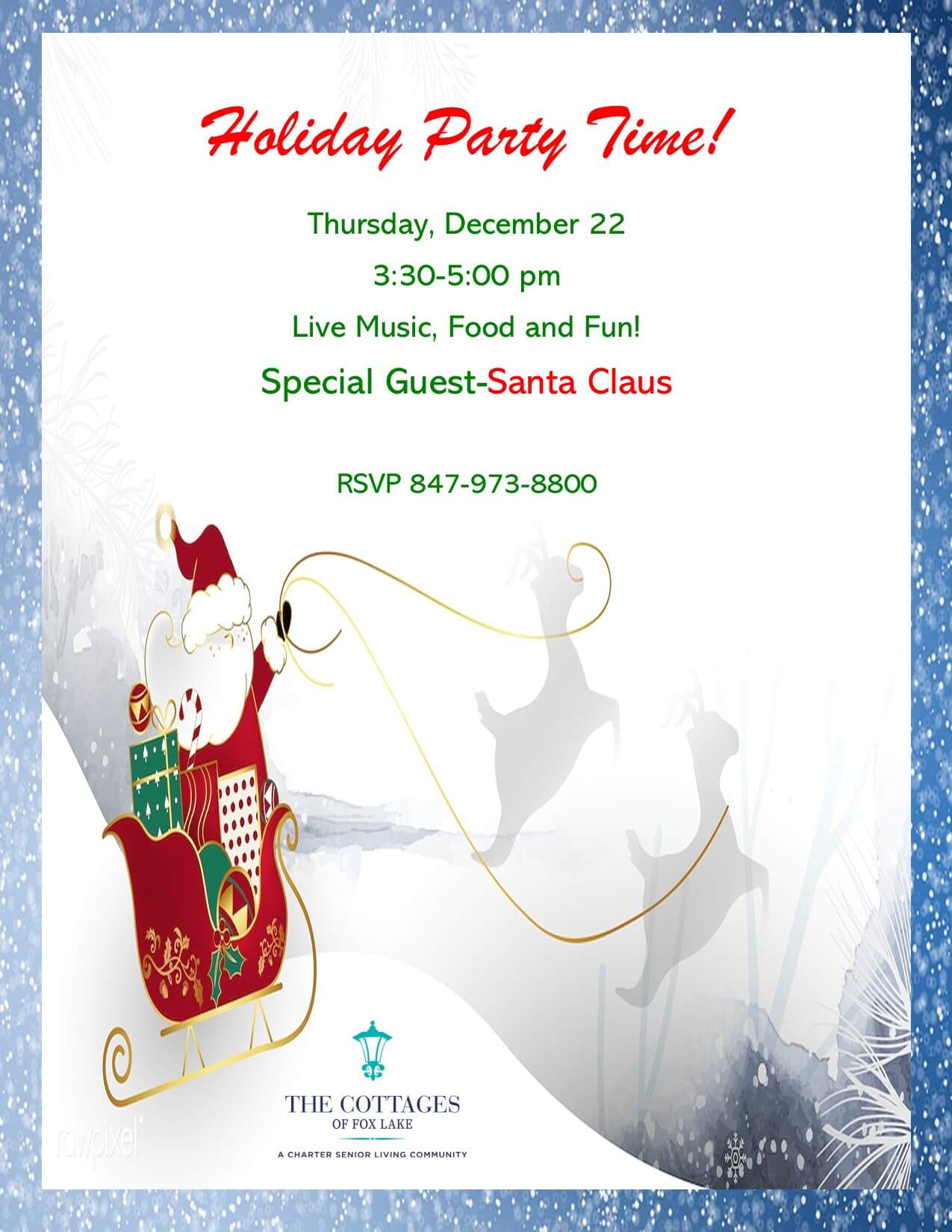 Cottages of Fox Lake - Assisted Living and Memory Care - Holiday Party