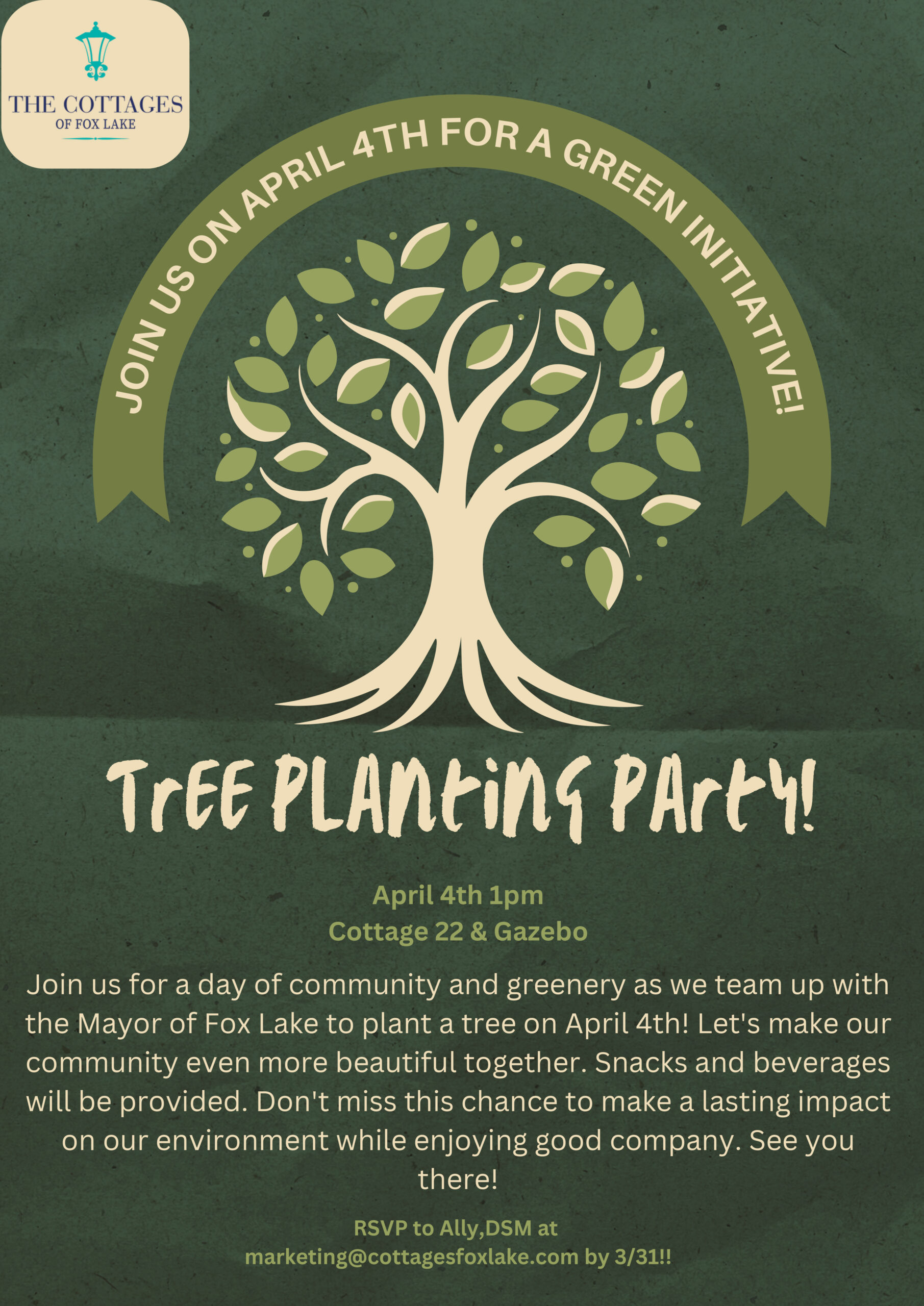 Cottages of Fox Lake - Assisted Living and Memory Care - Tree Planting Party