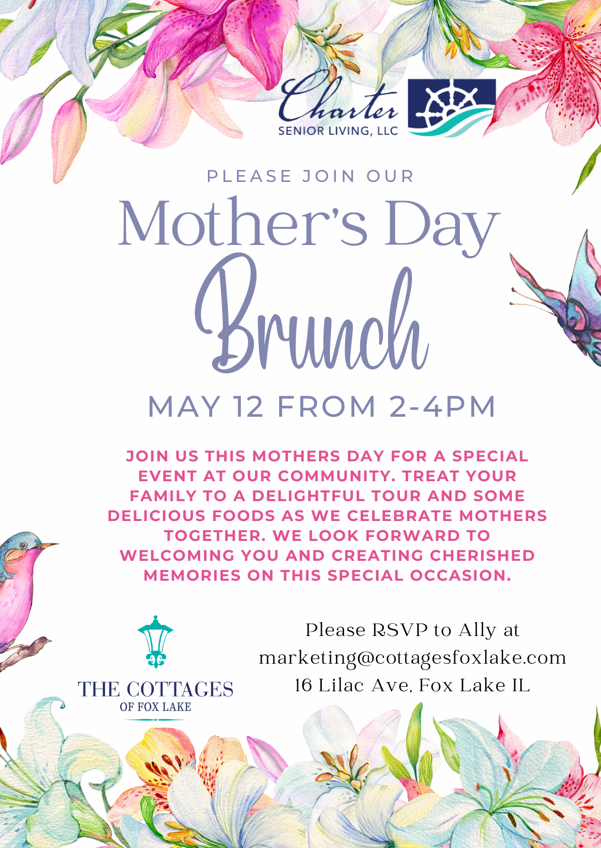 Cottages of Fox Lake - Assisted Living and Memory Care - Mother's Day Brunch